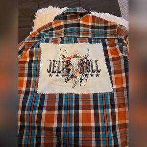 Custom Jellyroll Men's Xl American Eagle Flannel